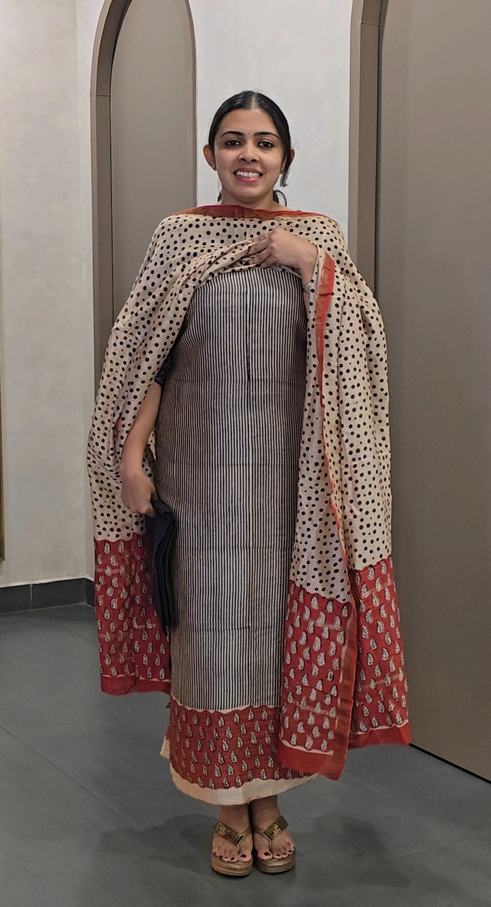 Chanderi Silk Salwarsuit - SC 10062