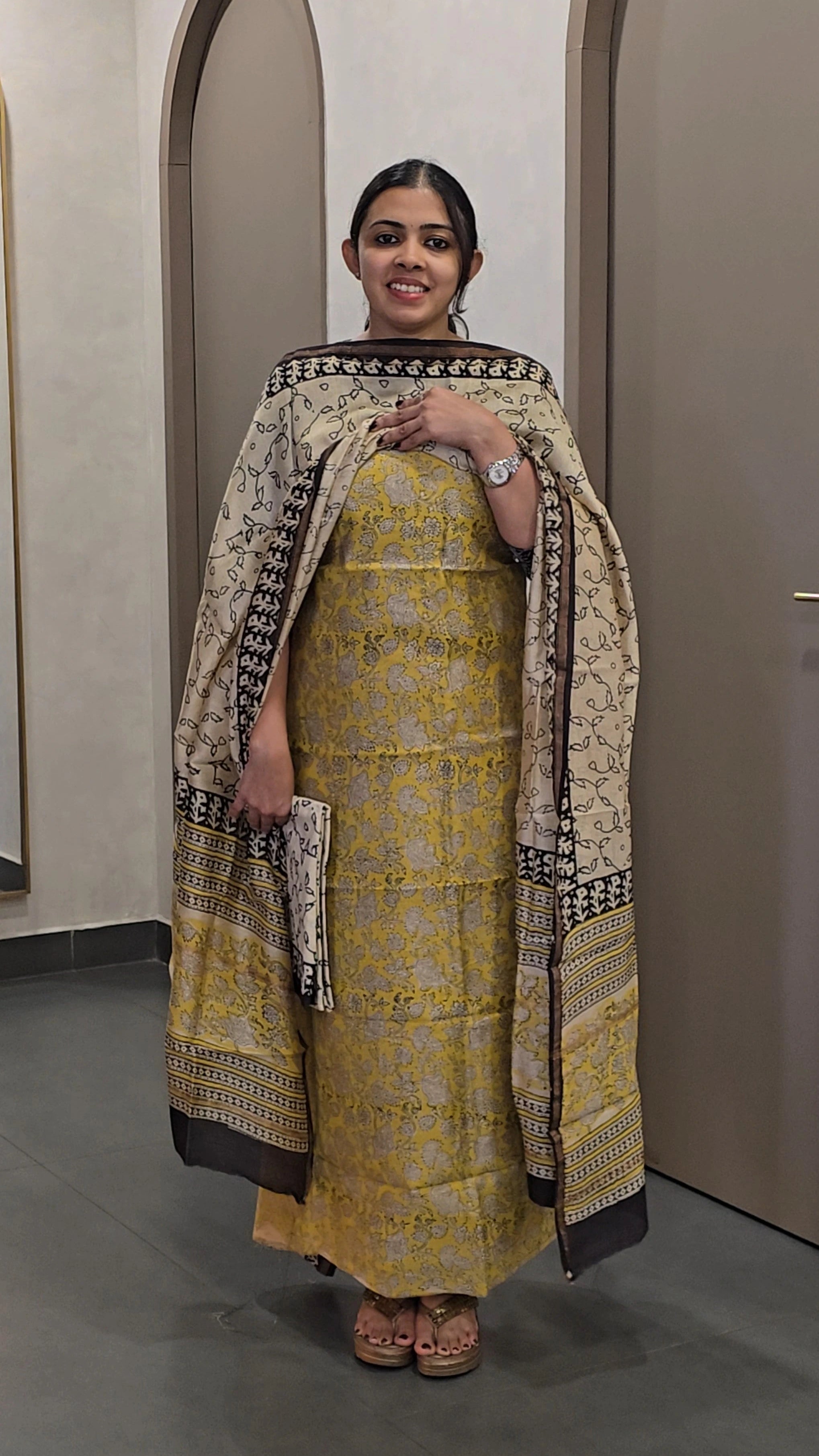 Chanderi Silk Salwarsuit - SC 10062