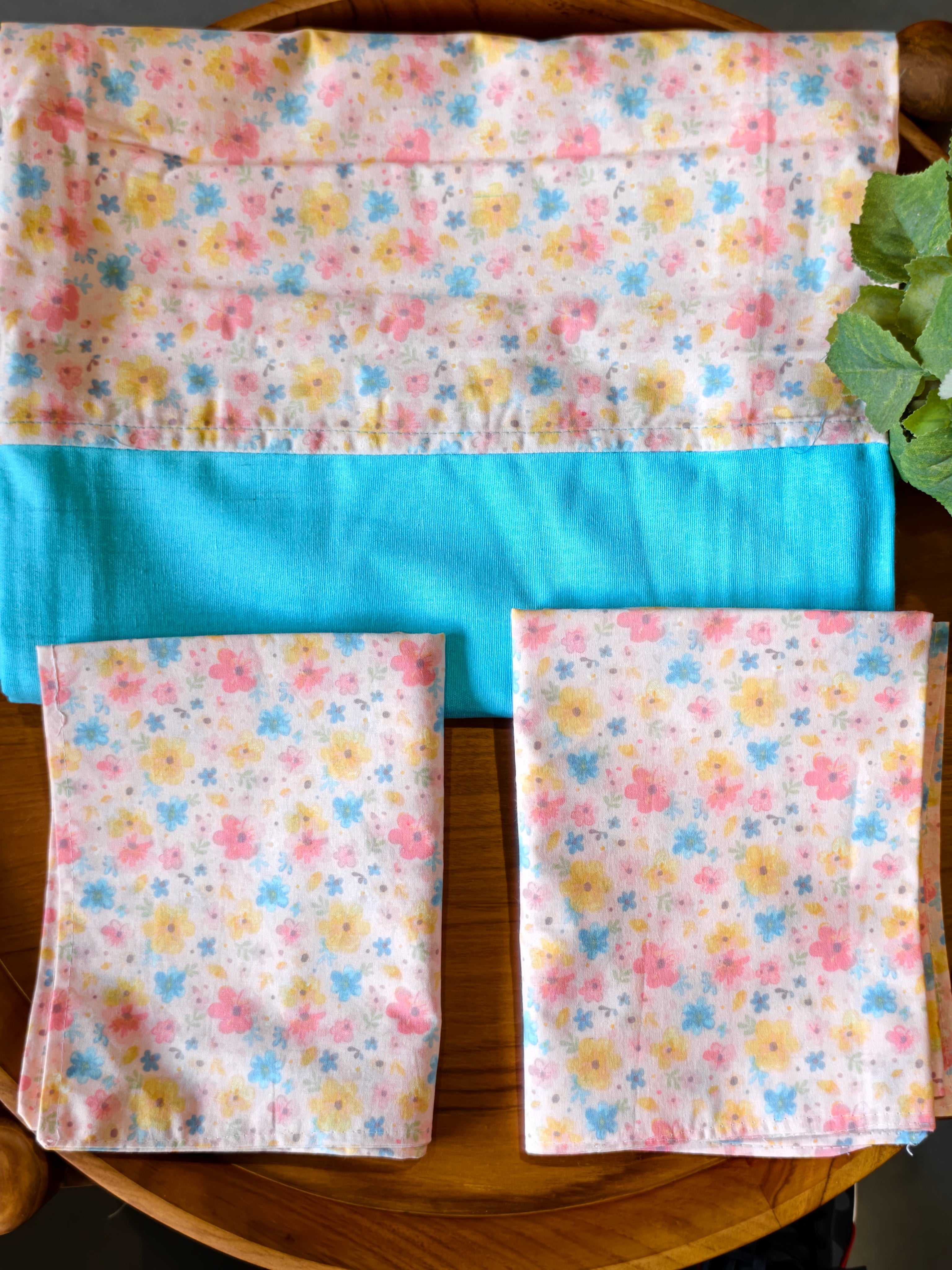 Queen Size Cotton Border Bedsheet