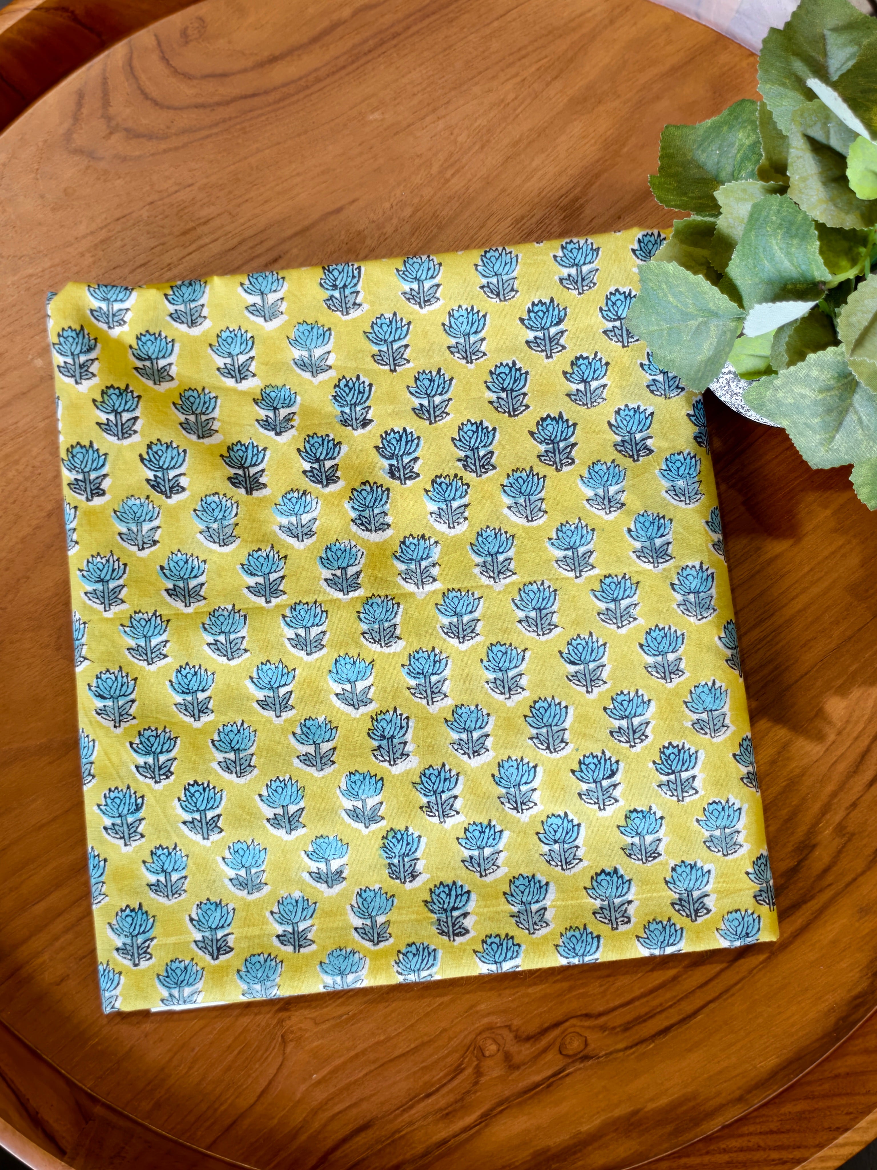 Pure Cotton Block Printed Running Fabric - SC 5109