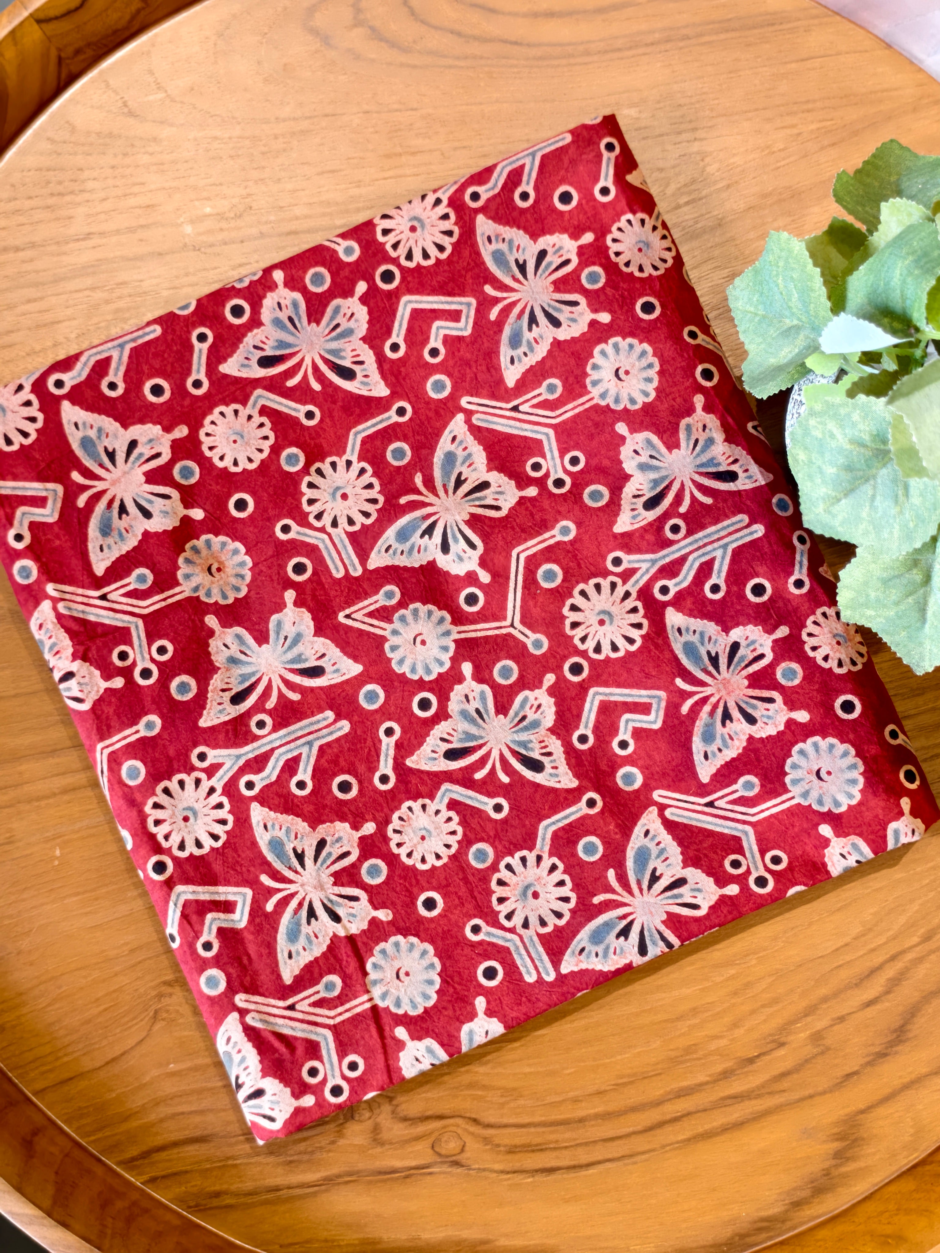 Pure Cotton Block Printed Running Fabric - SC 5075