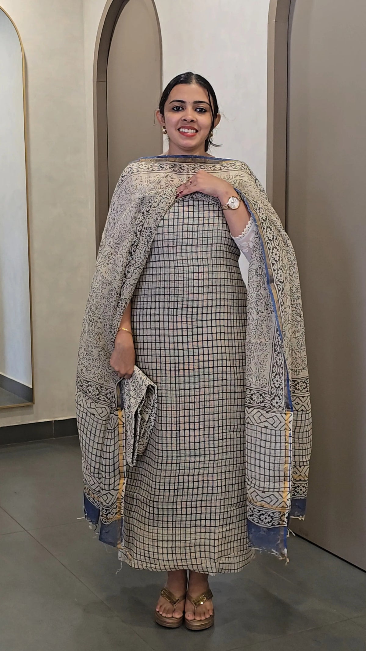 Kota Doria Salwarsuit - SC 10325