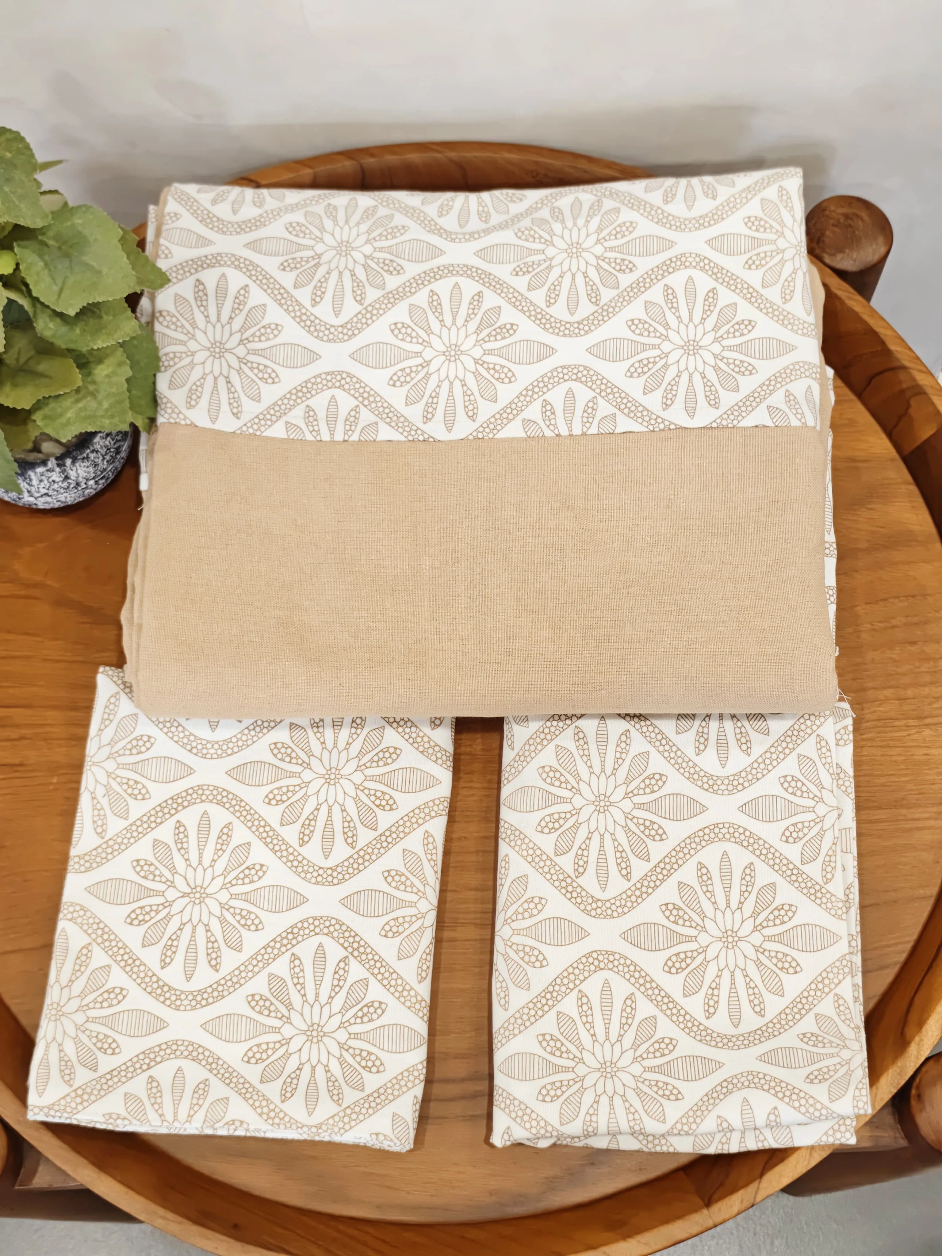 King Size - Cotton Border Bedsheet - SC 10131