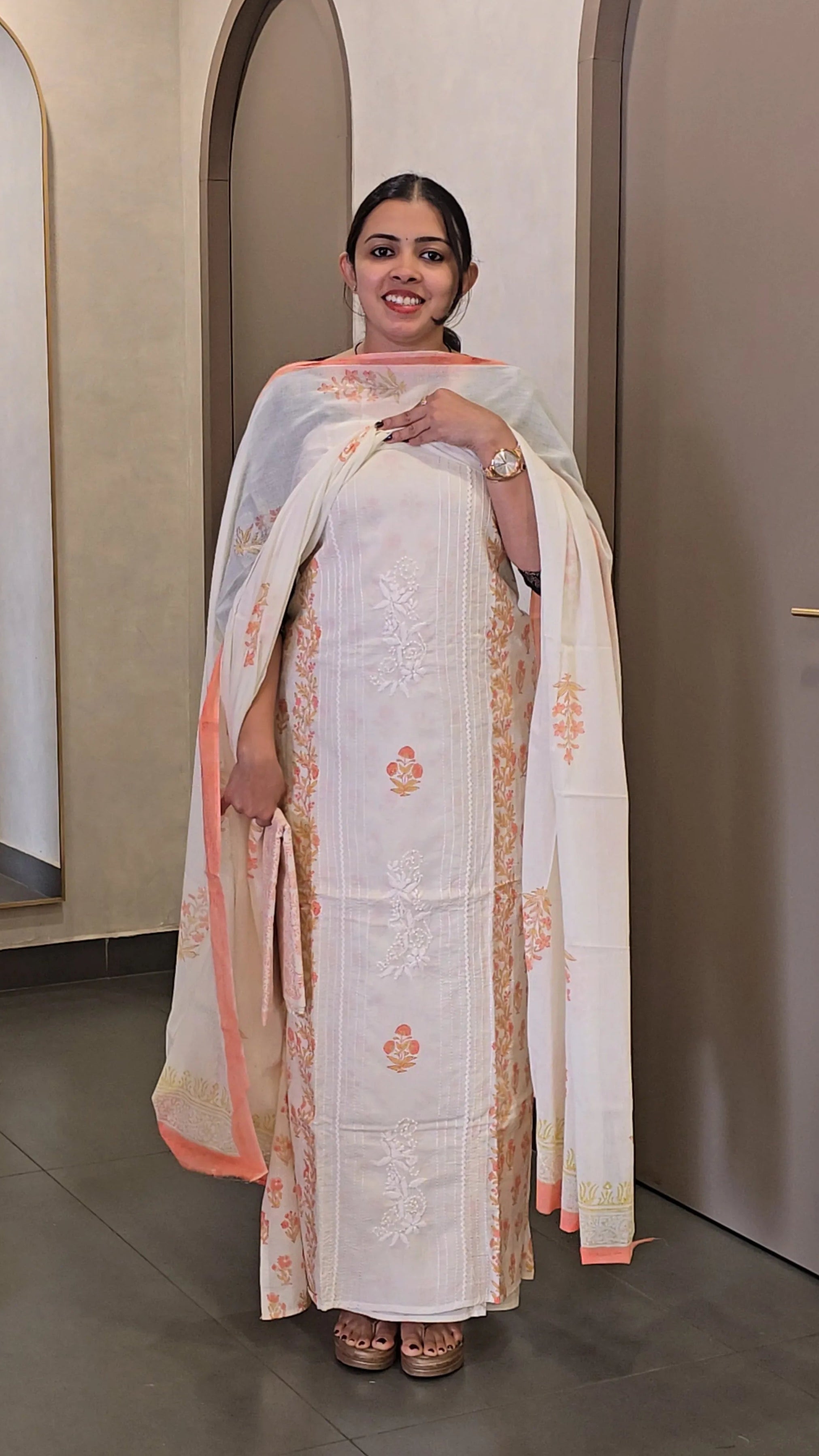 Pure Cotton Salwarsuit - SC 10183