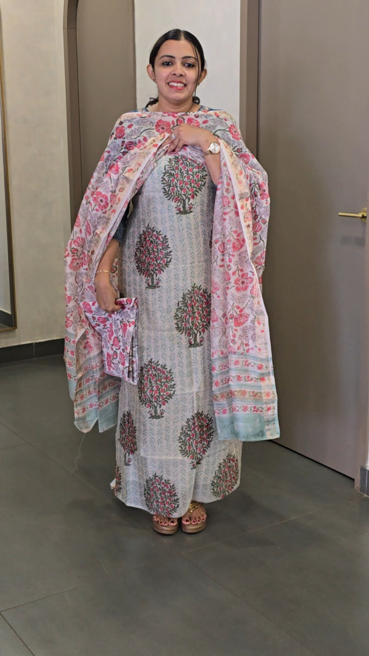 Maheshwari Silk Salwarsuit