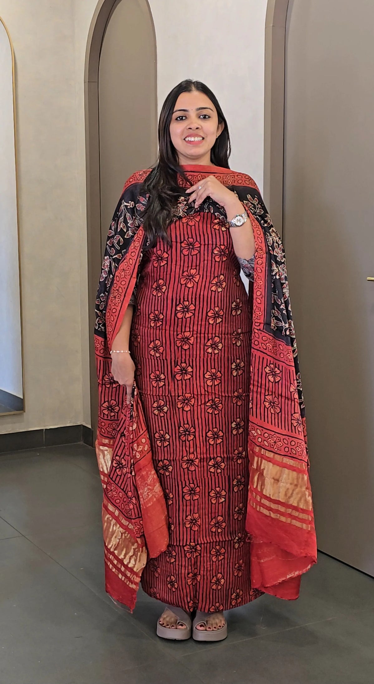 Modalsilk Salwarsuit - SC 10744