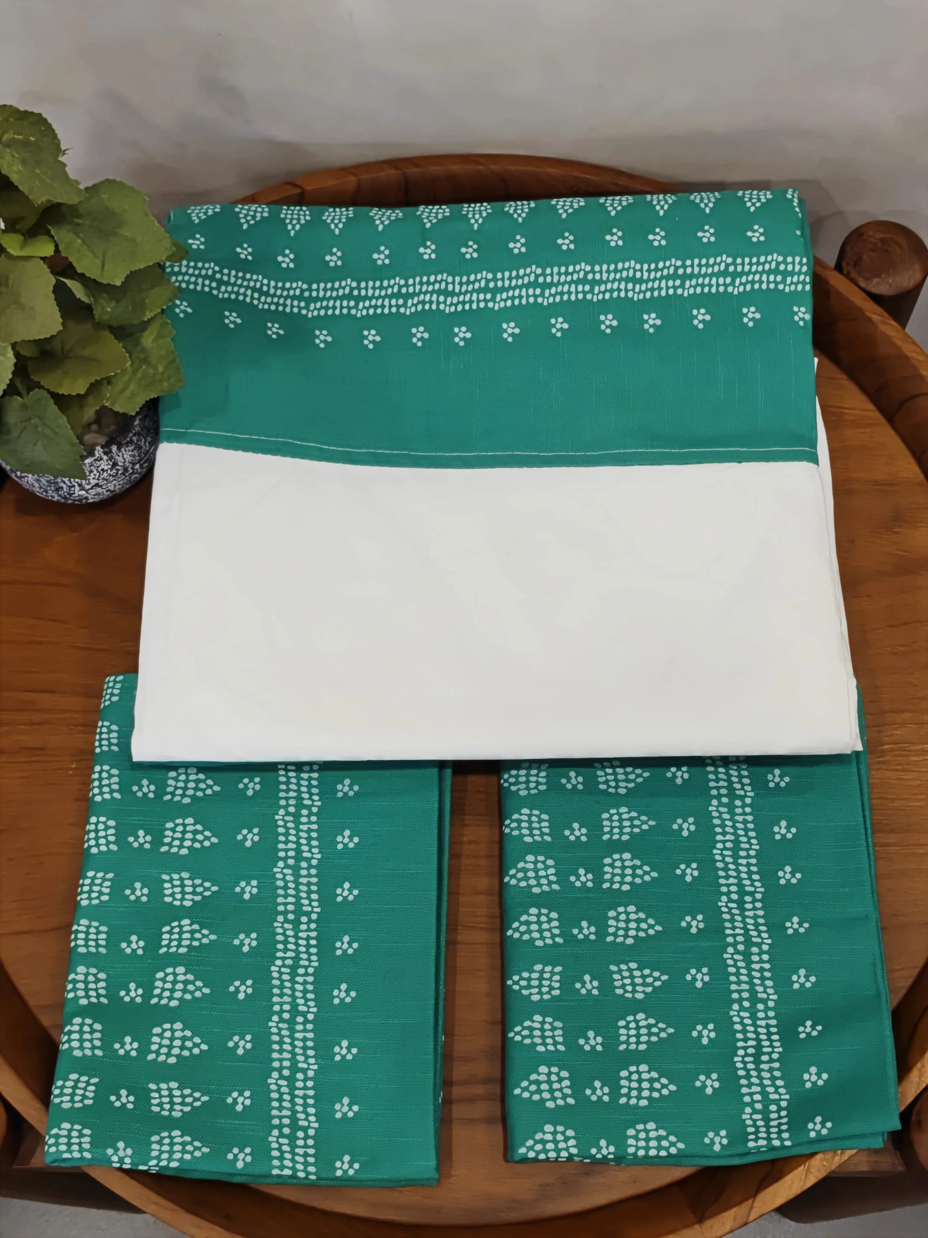 King Size - Cotton Border Bedsheet - SC 10131
