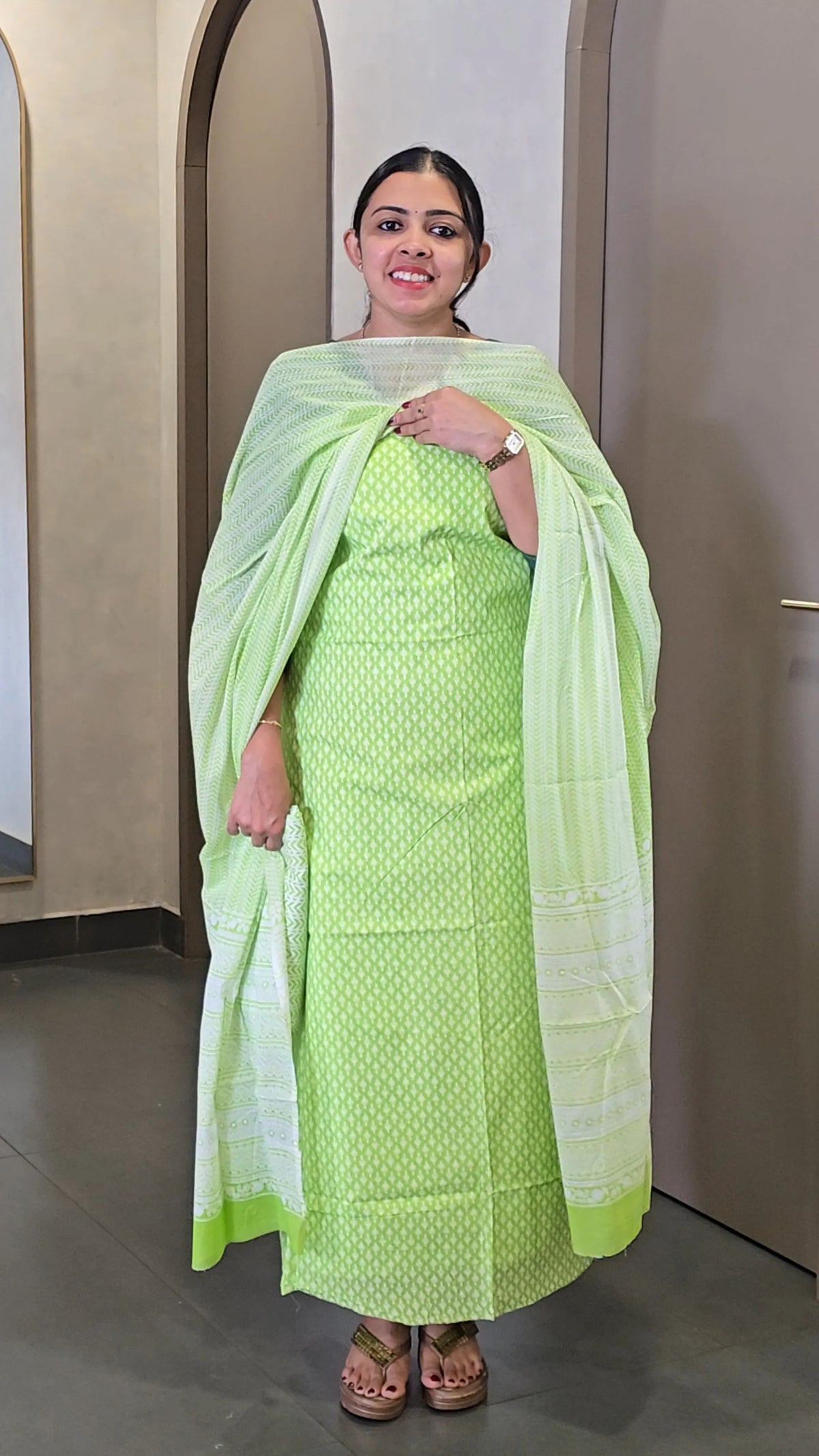 Cotton Salwarsuit - SC 10135