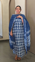 Semi-Linen Salwarsuit -SC 10665