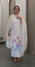 Pure Cotton Salwarsuit with Chanderi Dupatta  - SC 10306