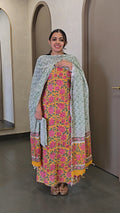 Semi - Linen Salwarsuit- SC 10326