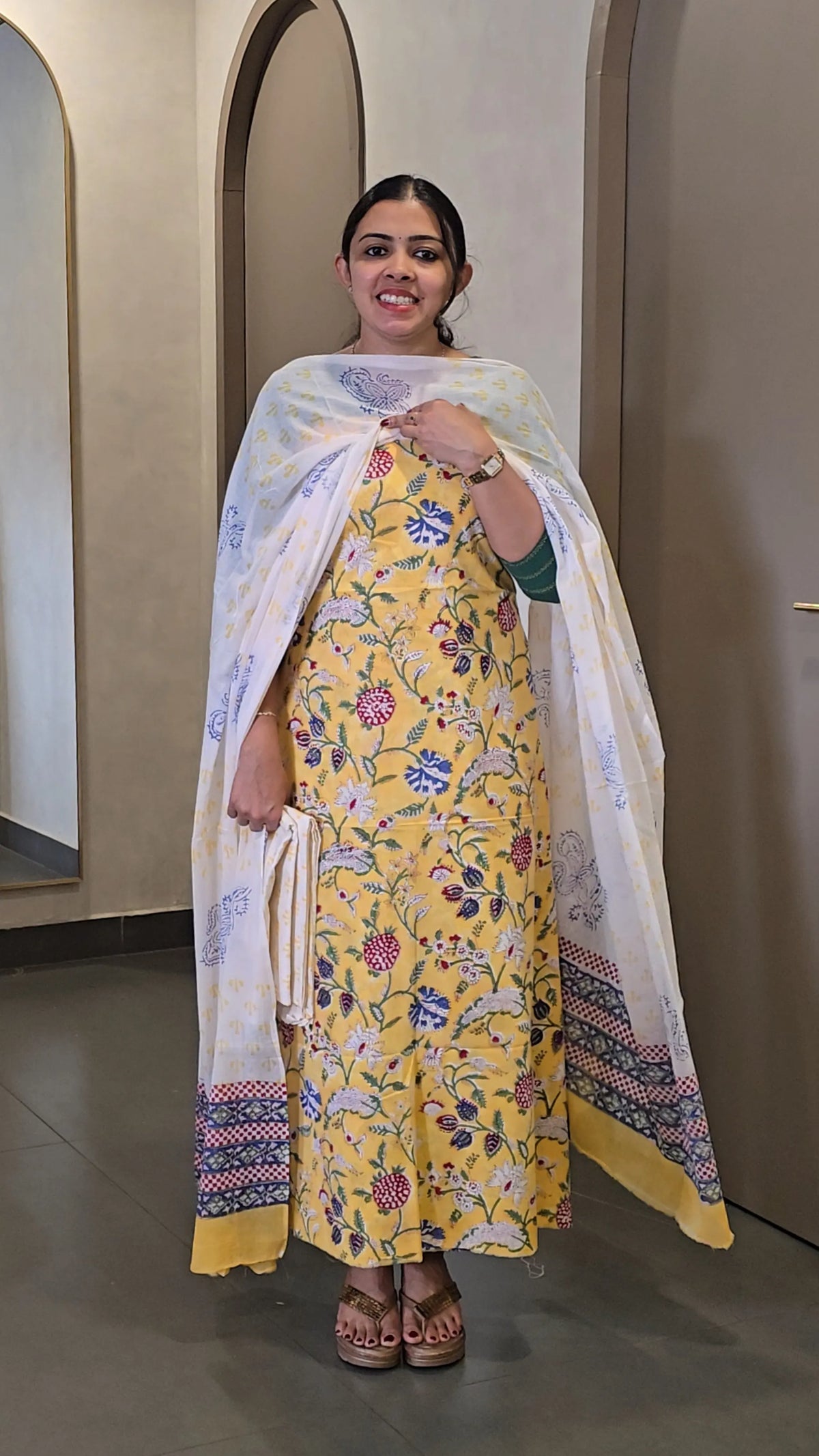 Cotton Salwarsuit - SC 10135