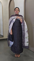 Semi-Linen Salwarsuit - SC 10695
