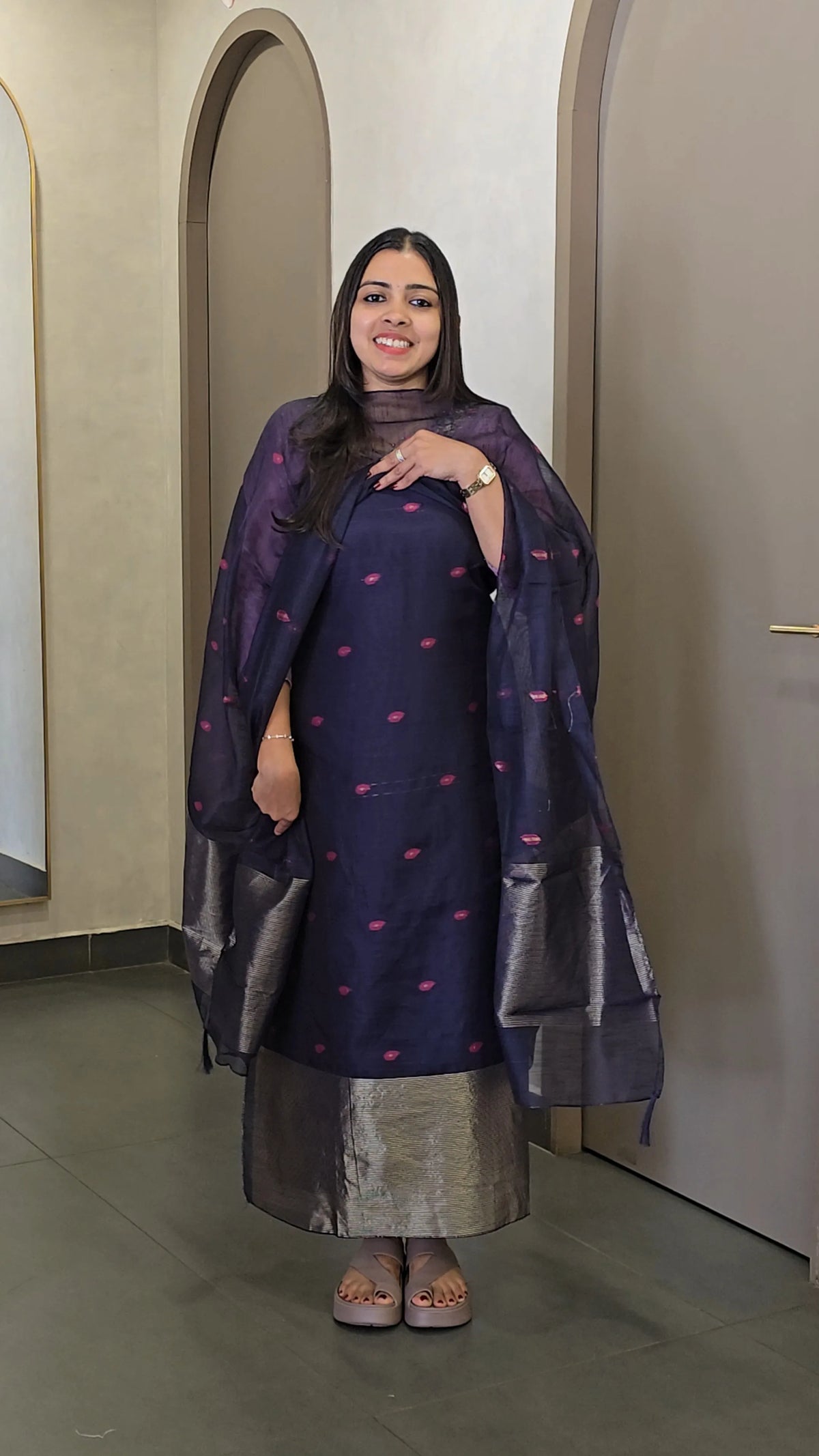Chanderi Salwarsuit - SC 10779
