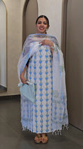 Cotton Salwarsuit with Kota Dupatta - SC 10185