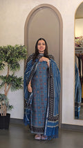 Semi Maheshwari Silk Salwarsuit - SC 10940