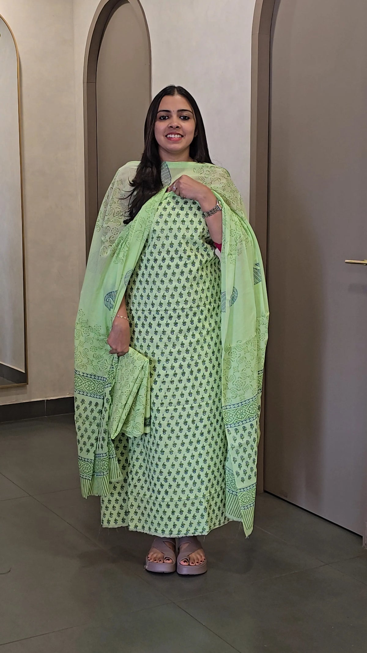 Cotton Salwarsuit - SC 10135
