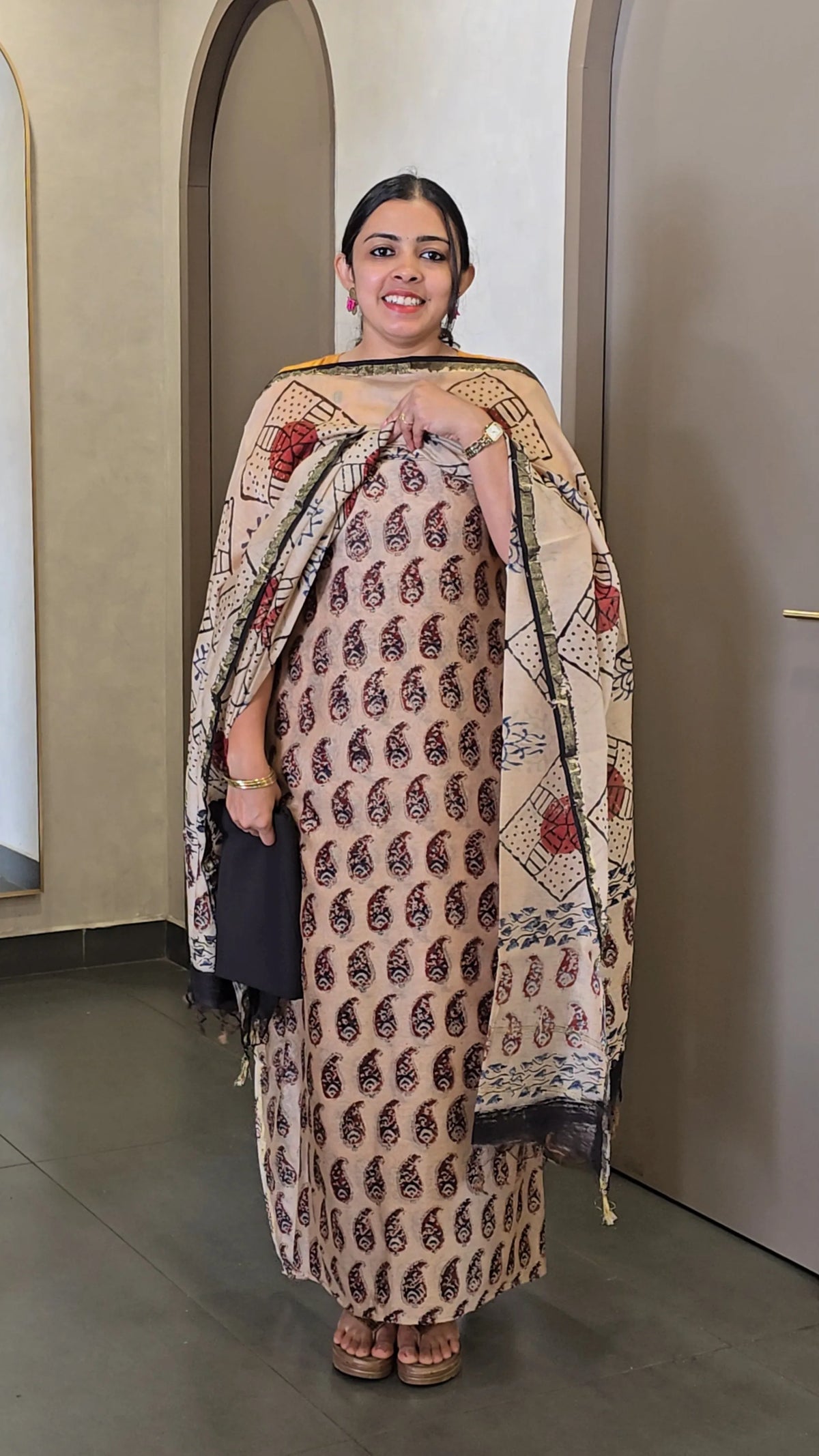 Chanderi Silk Salwarsuit - SC 10619