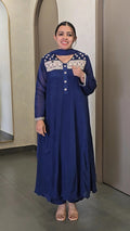 Premium Platinum Chiffon Salwar Set - SC 10485