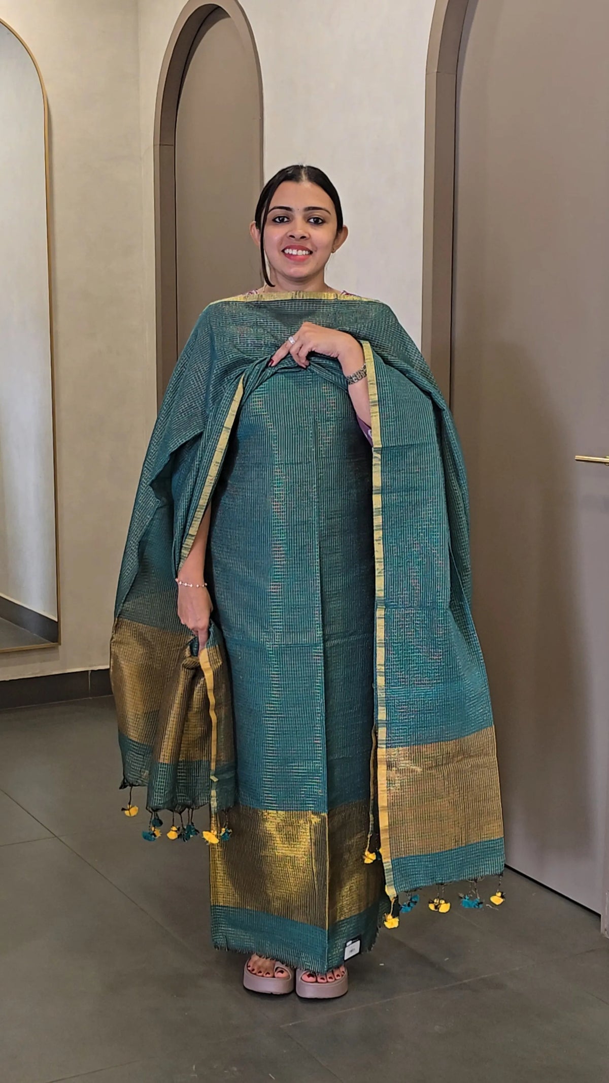 Chanderi Salwarsuit - SC 10837