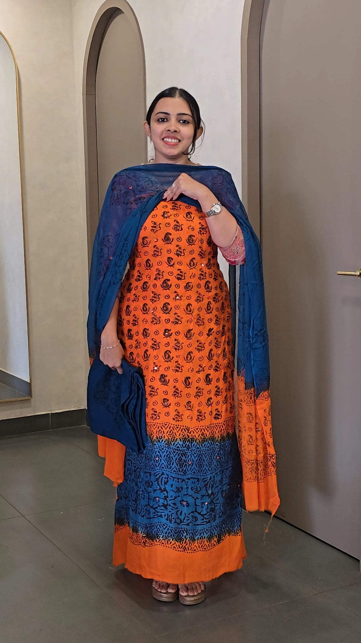 Crepe Georgette Salwar Suit - SC 10797