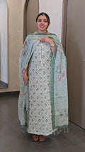 Pure Linen Salwar Suit - SC 10305