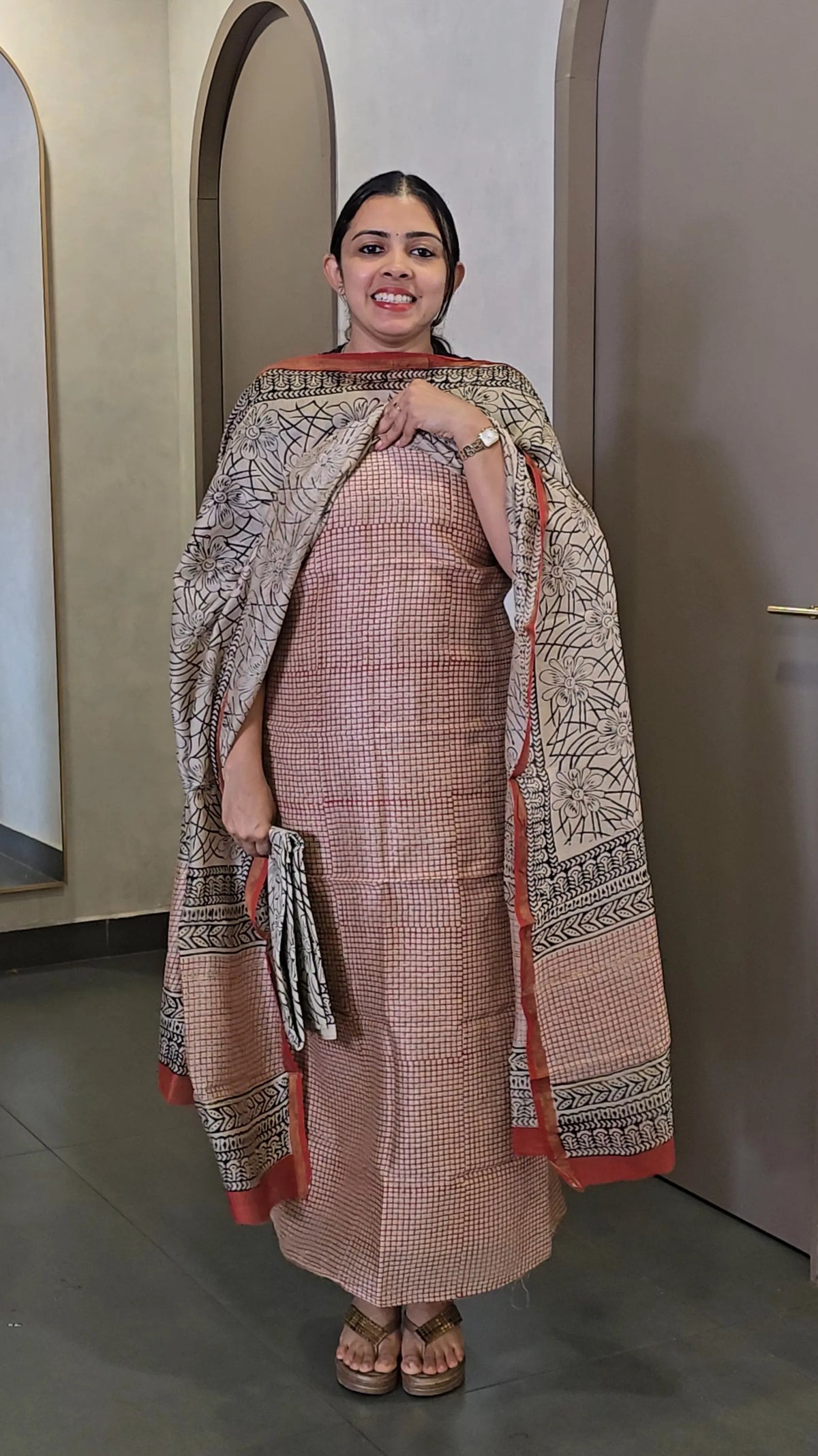 ChanderiSilk Salwarsuit - SC 10729