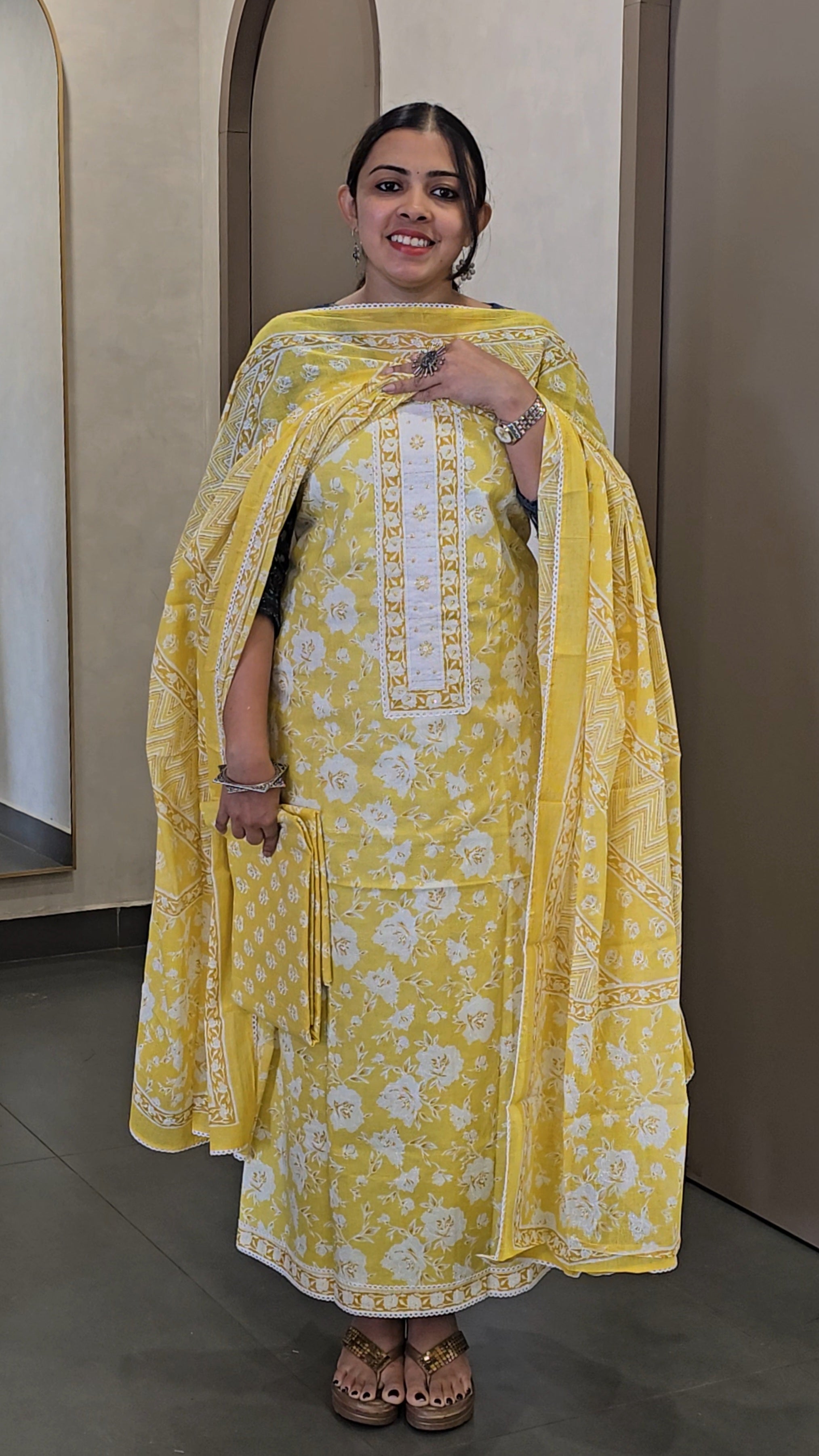 Cotton Salwarsuit - Offer Sale