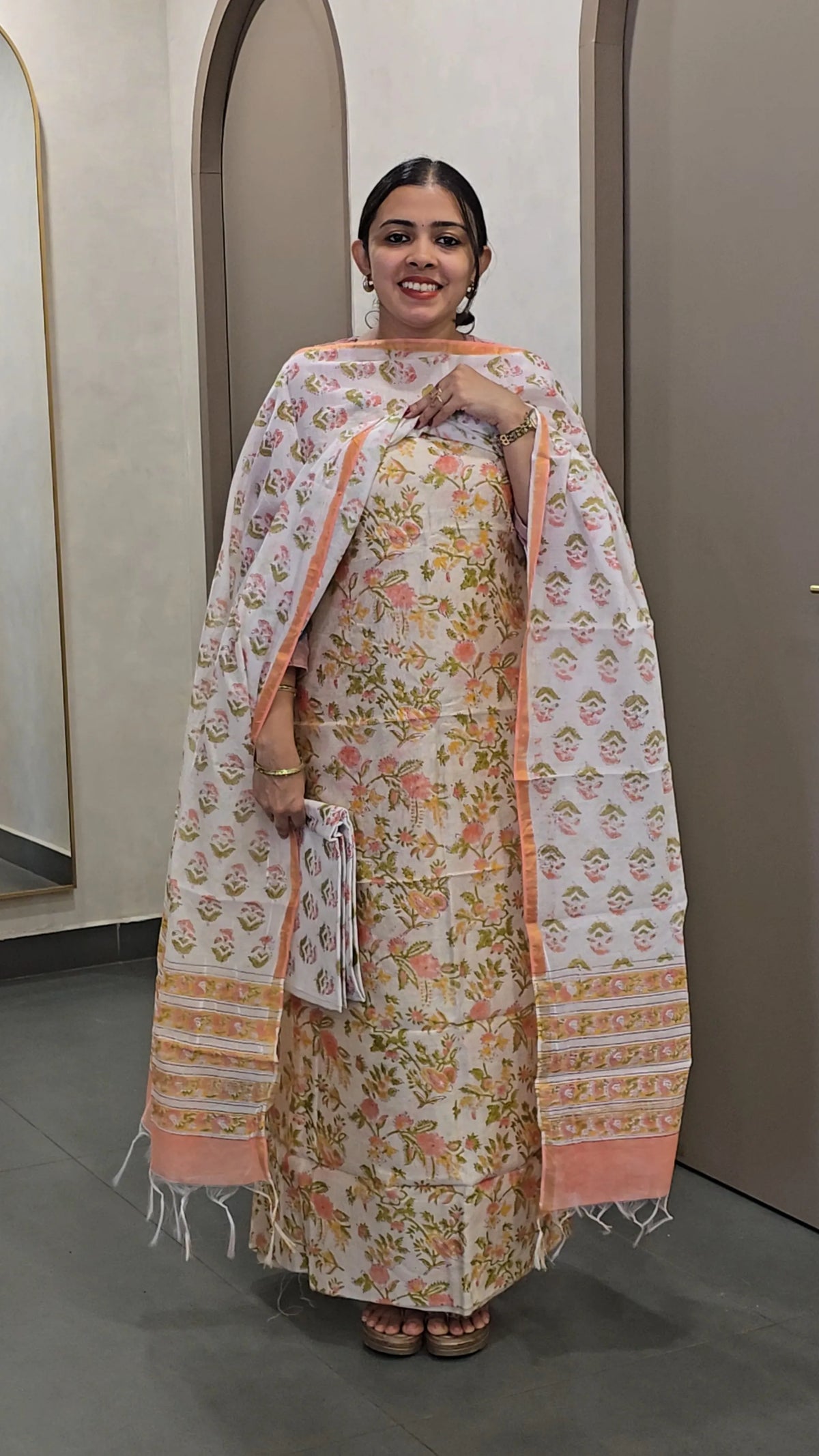 ChanderiSilk Salwarsuit - SC 10729