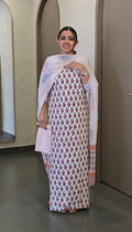 Cotton Salwarsuit with Chiffon Dupatta - SC 10332