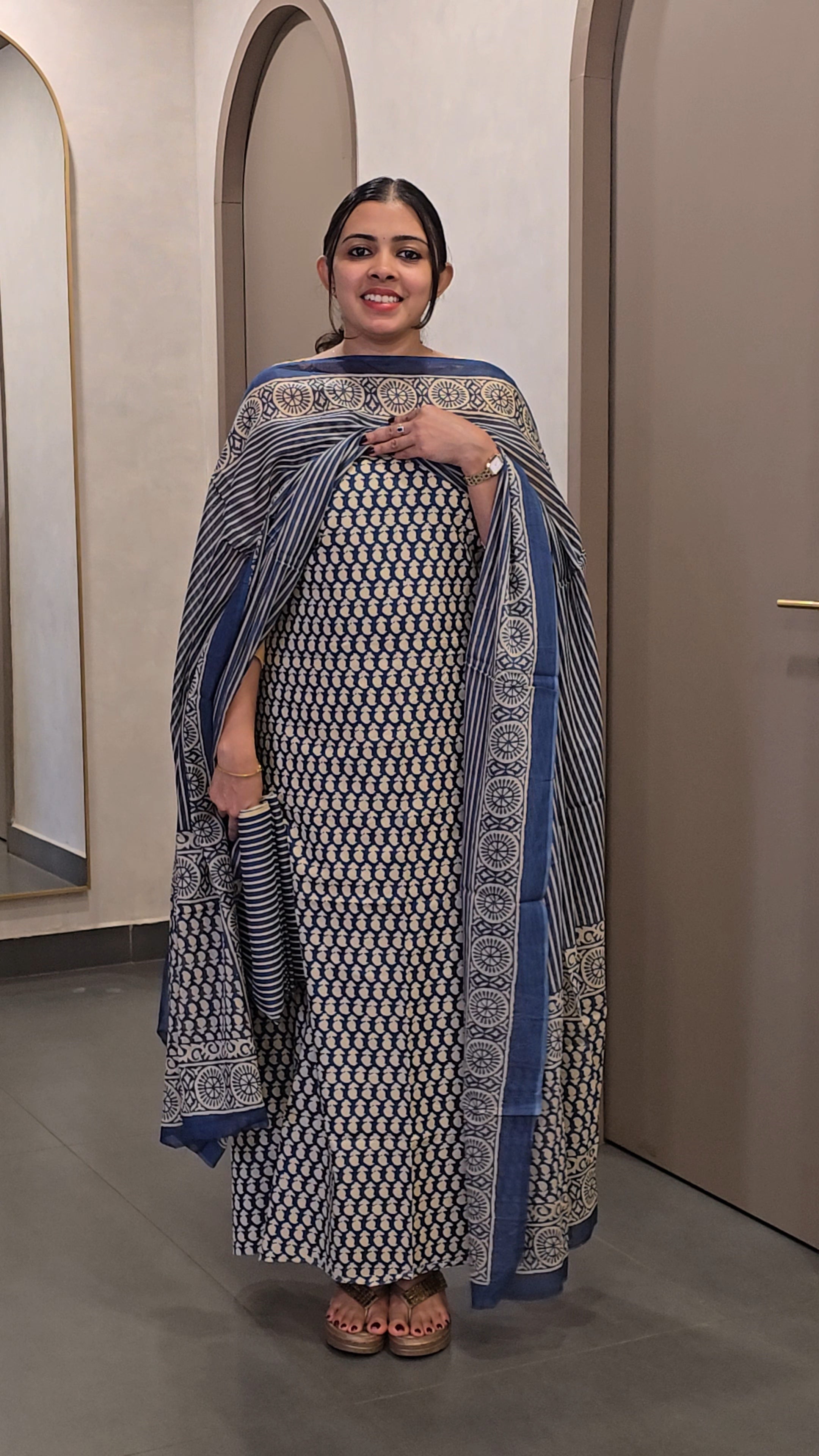 Cotton Salwarsuit - SC 10117
