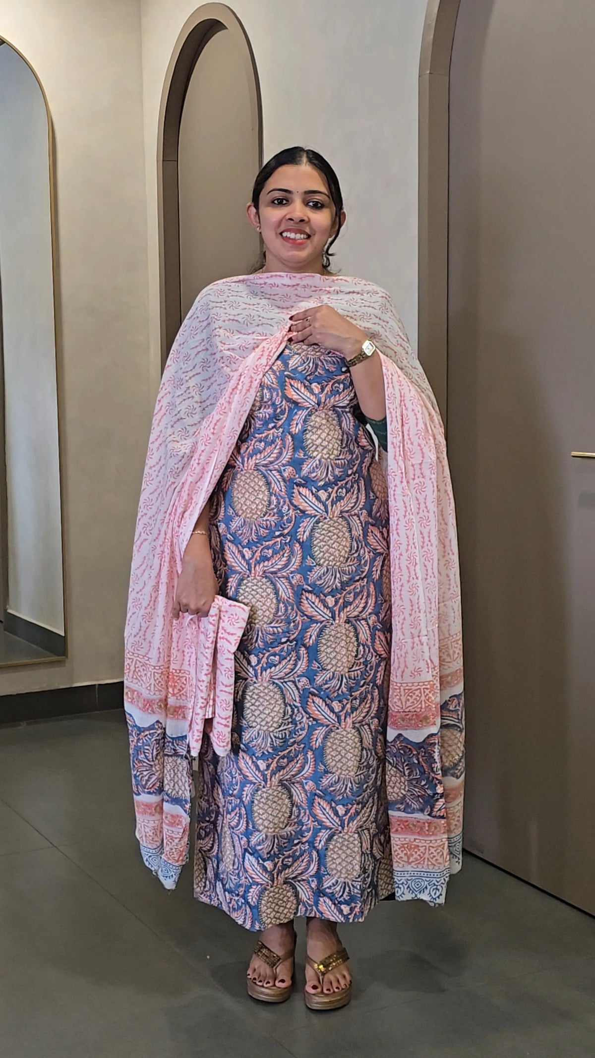 Cotton Salwarsuit - SC 10135