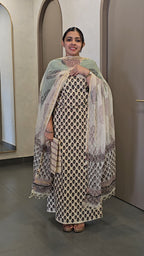 Cotton Salwarsuit with Kota Doria Dupatta