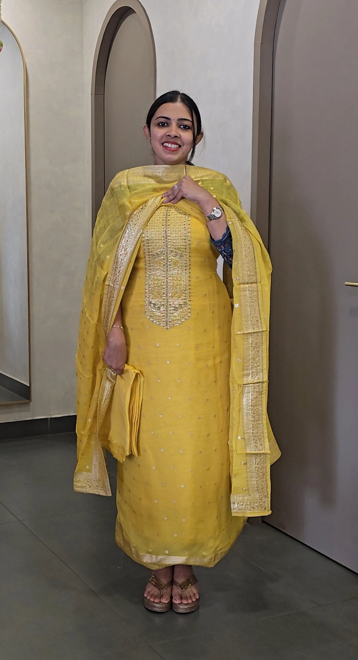 Premium Pure Georgette Salwarsuit - Offer