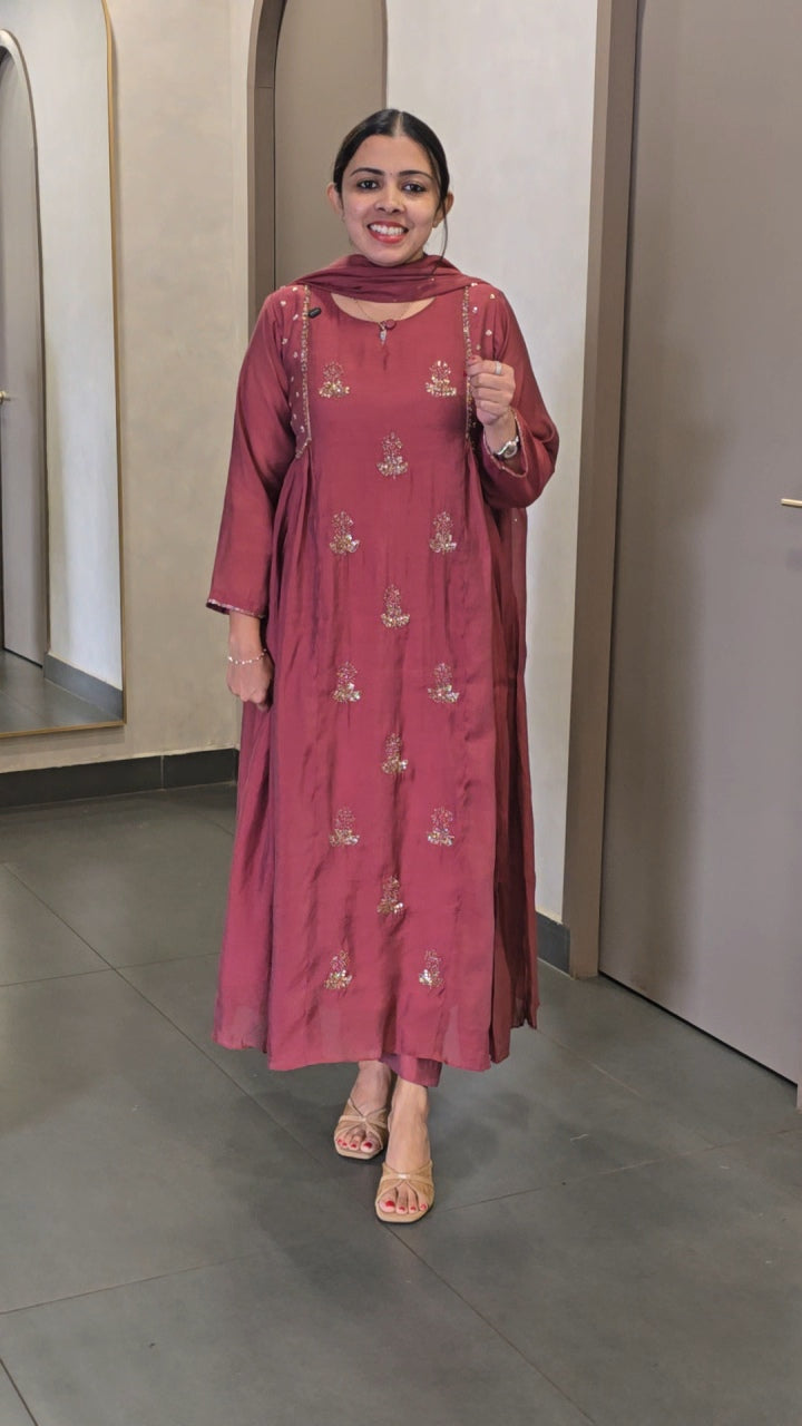Ready to wear Mulchanderi Salwarset