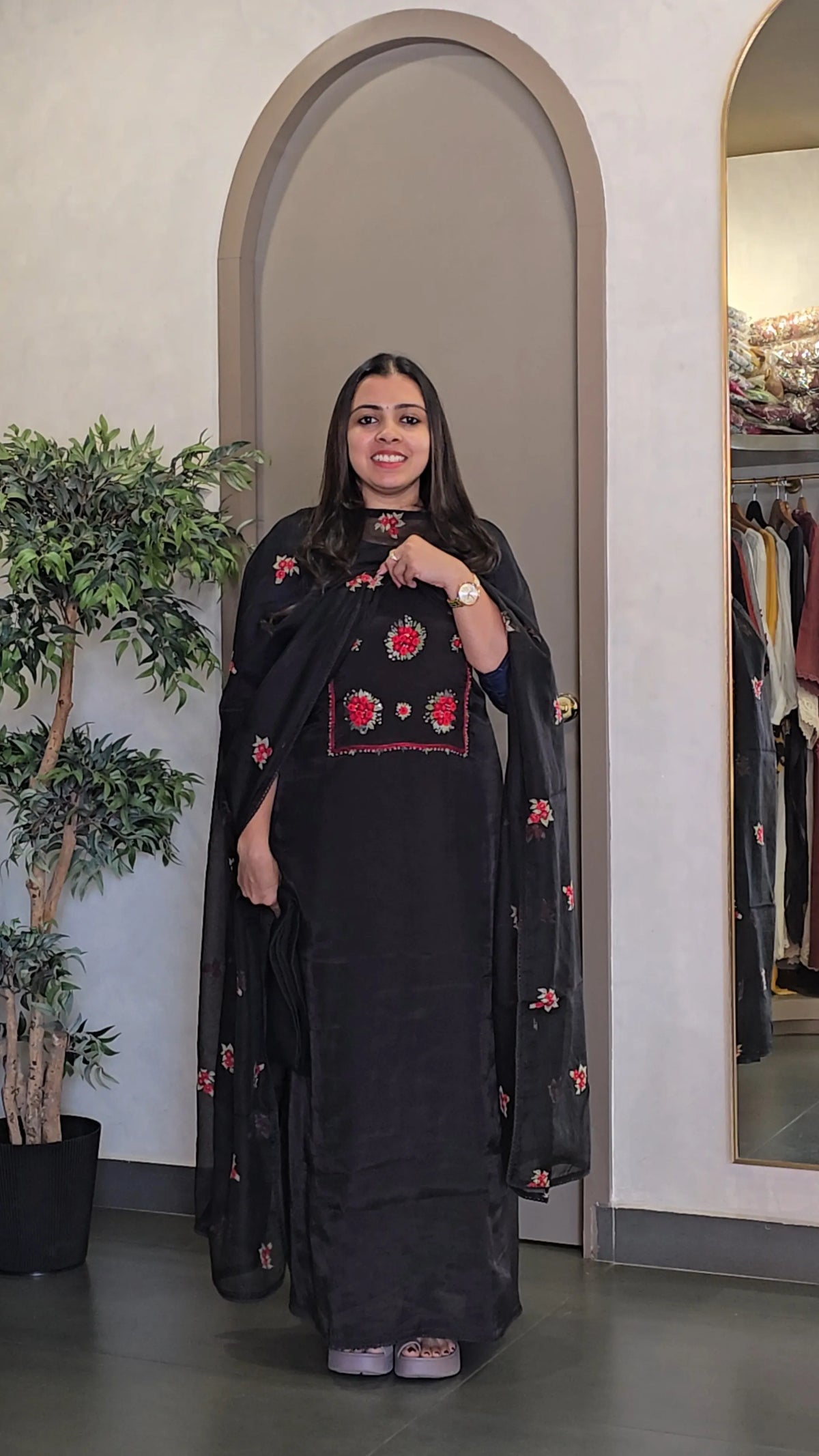 Modal Chanderi Salwarsuit - SC 10927
