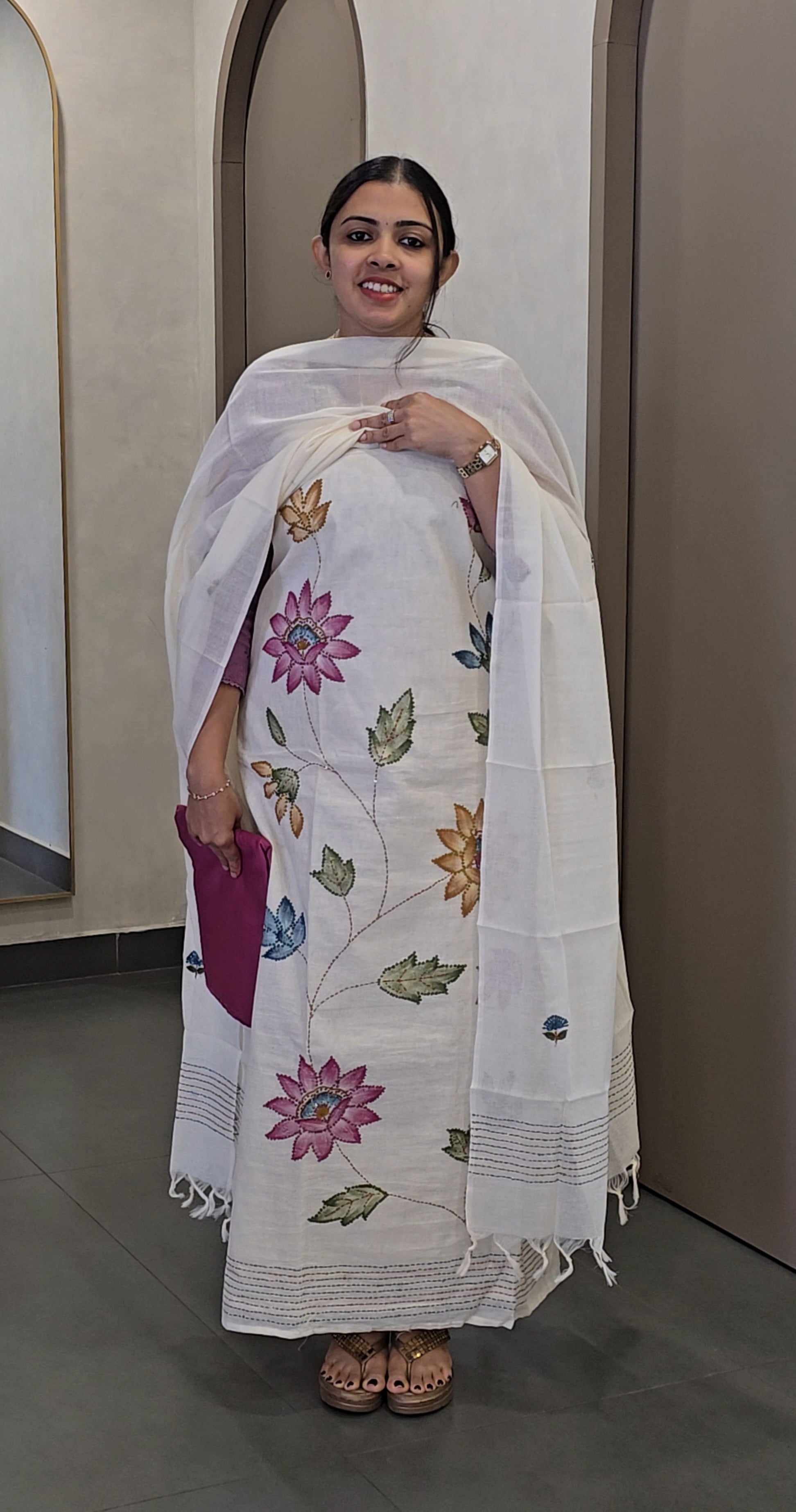Pure Cotton Salwarsuit- 9696