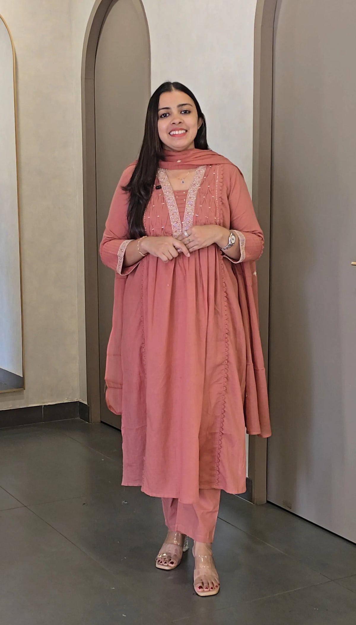 Mul Cotton Salwar Set - SC 10678