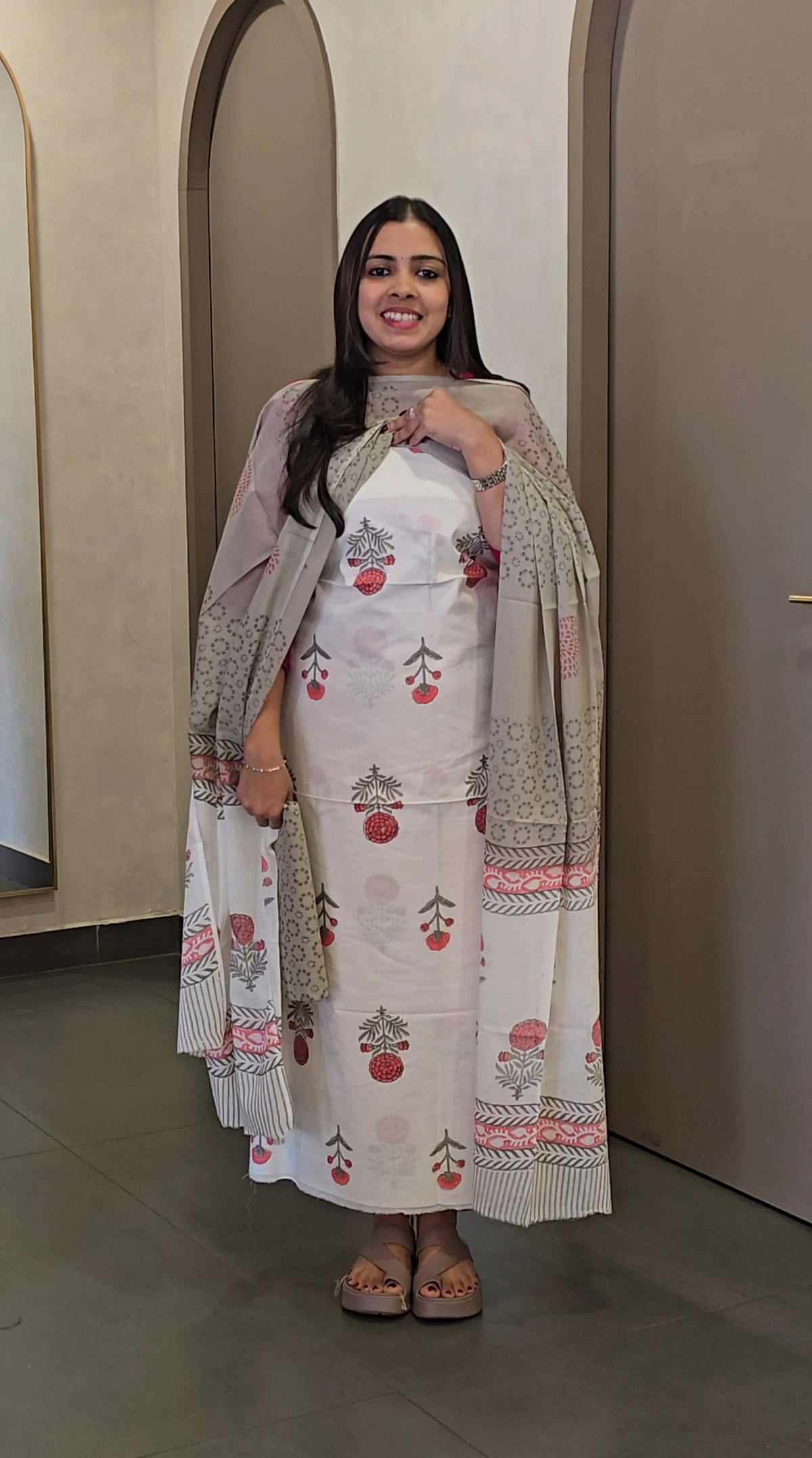 Cotton Salwarsuit - SC 10135