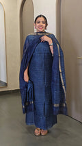 Maheshwari Silk Salwarsuit - SC 10141