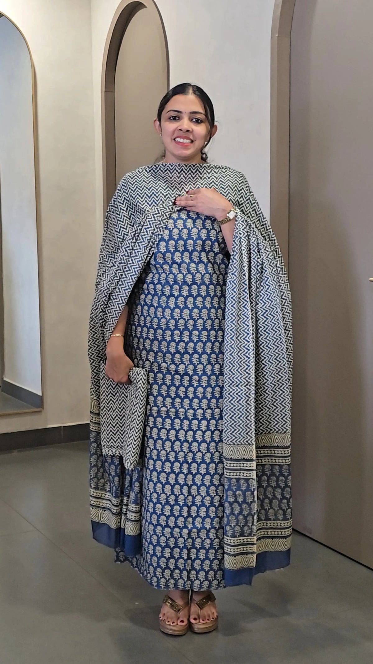Cotton Salwarsuit - SC 10135