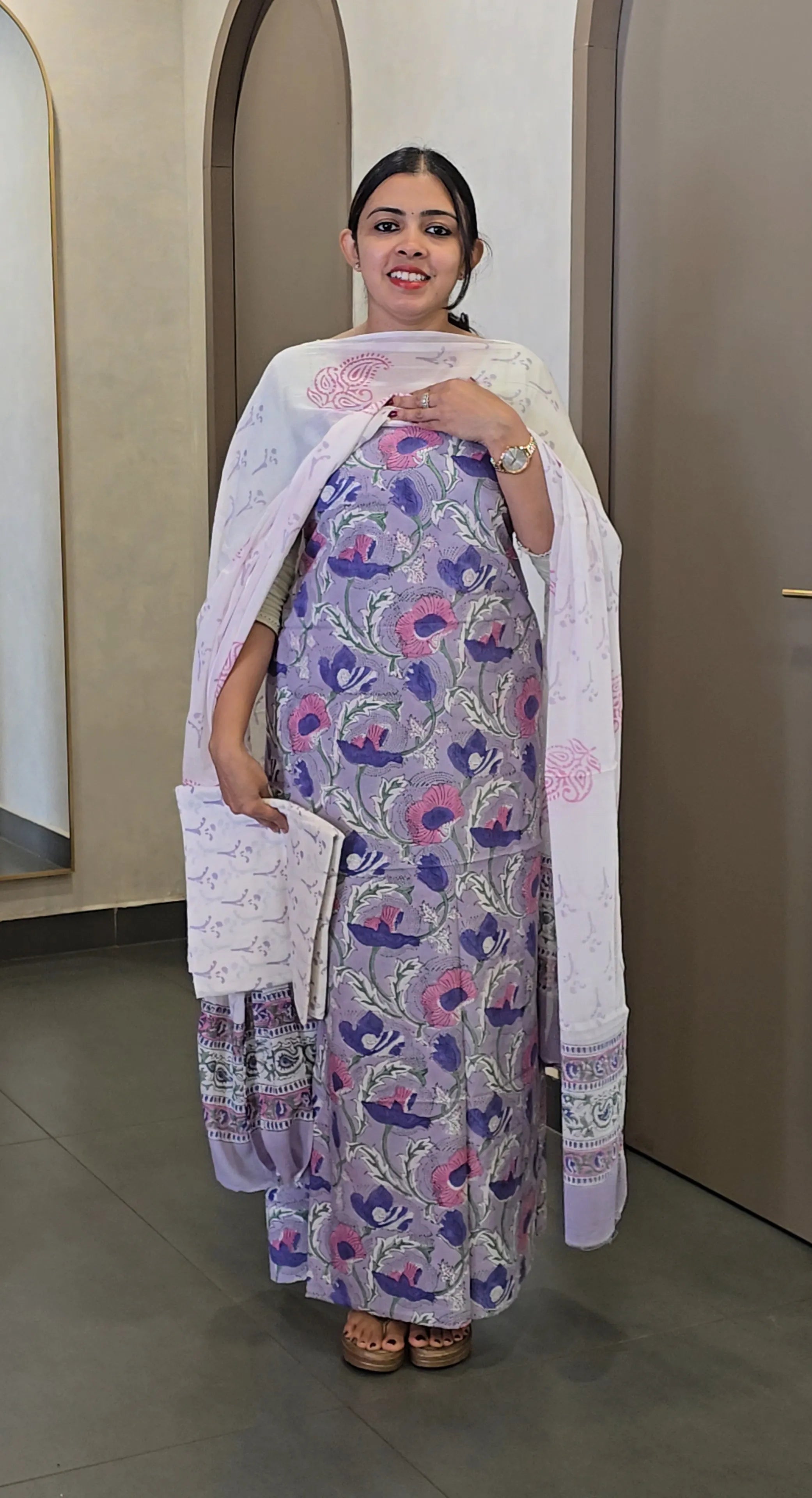 Cotton Salwarsuit - SC 10135