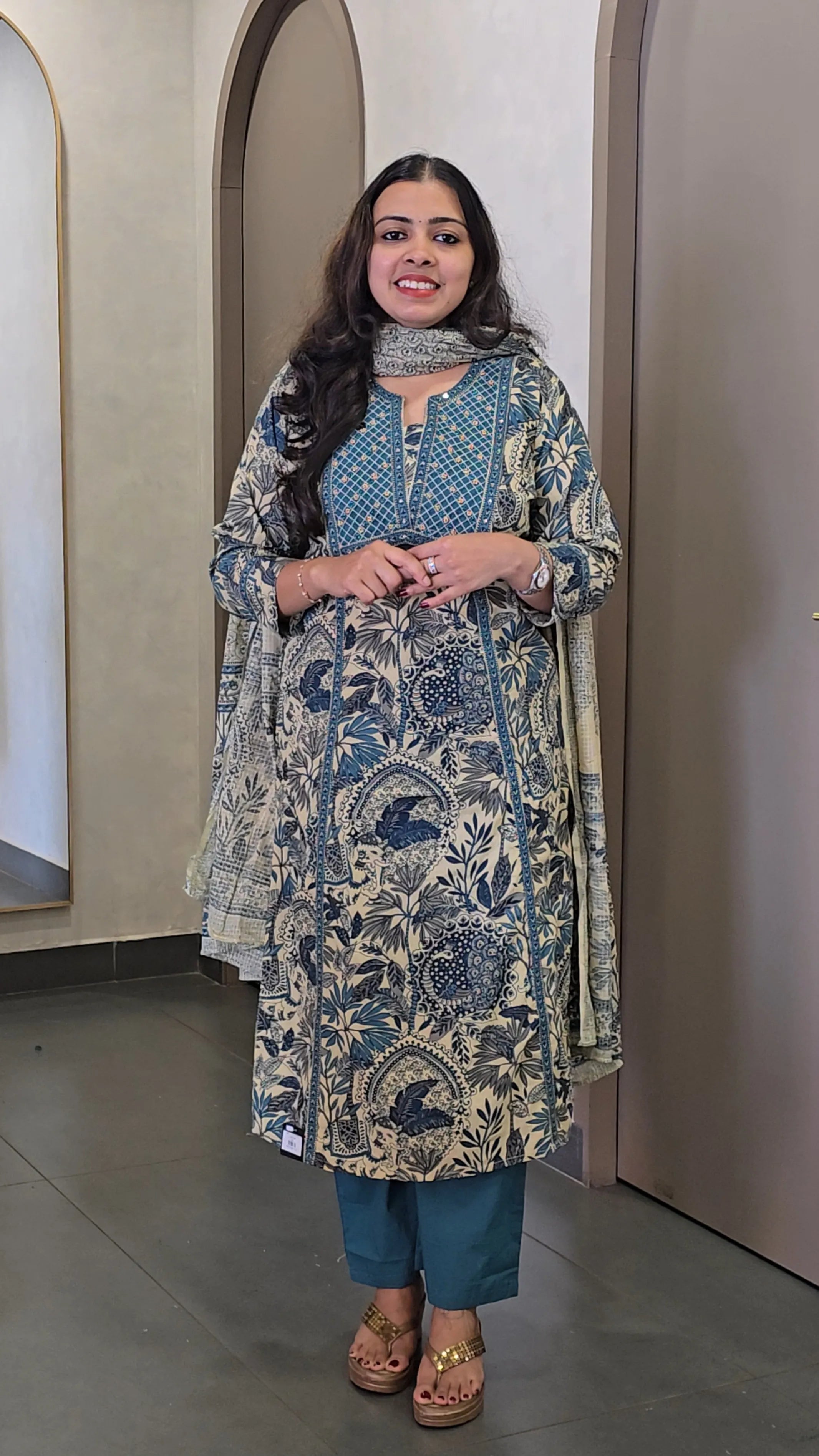 Cotton Salwar Set - SC 10372