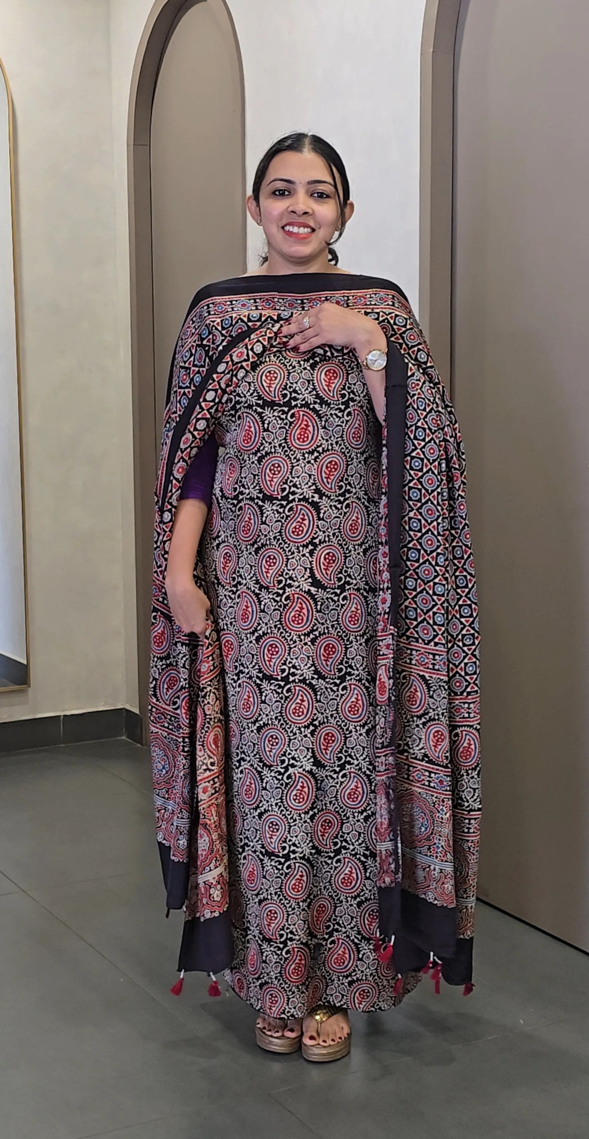 Pure Modal Silk Salwarsuit - SC 10186