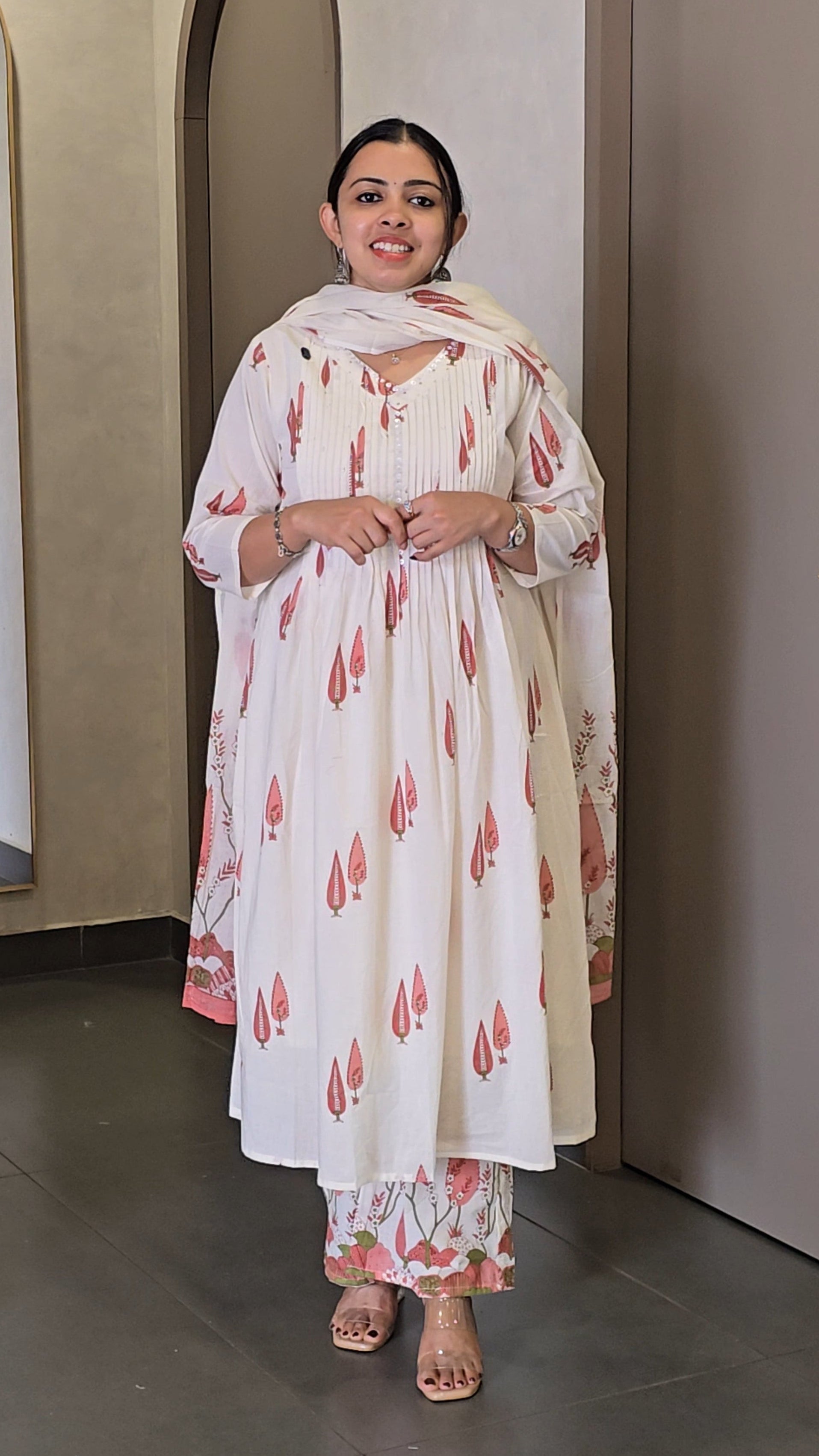 Cotton Ready-Made Salwarsuit - SC 10375