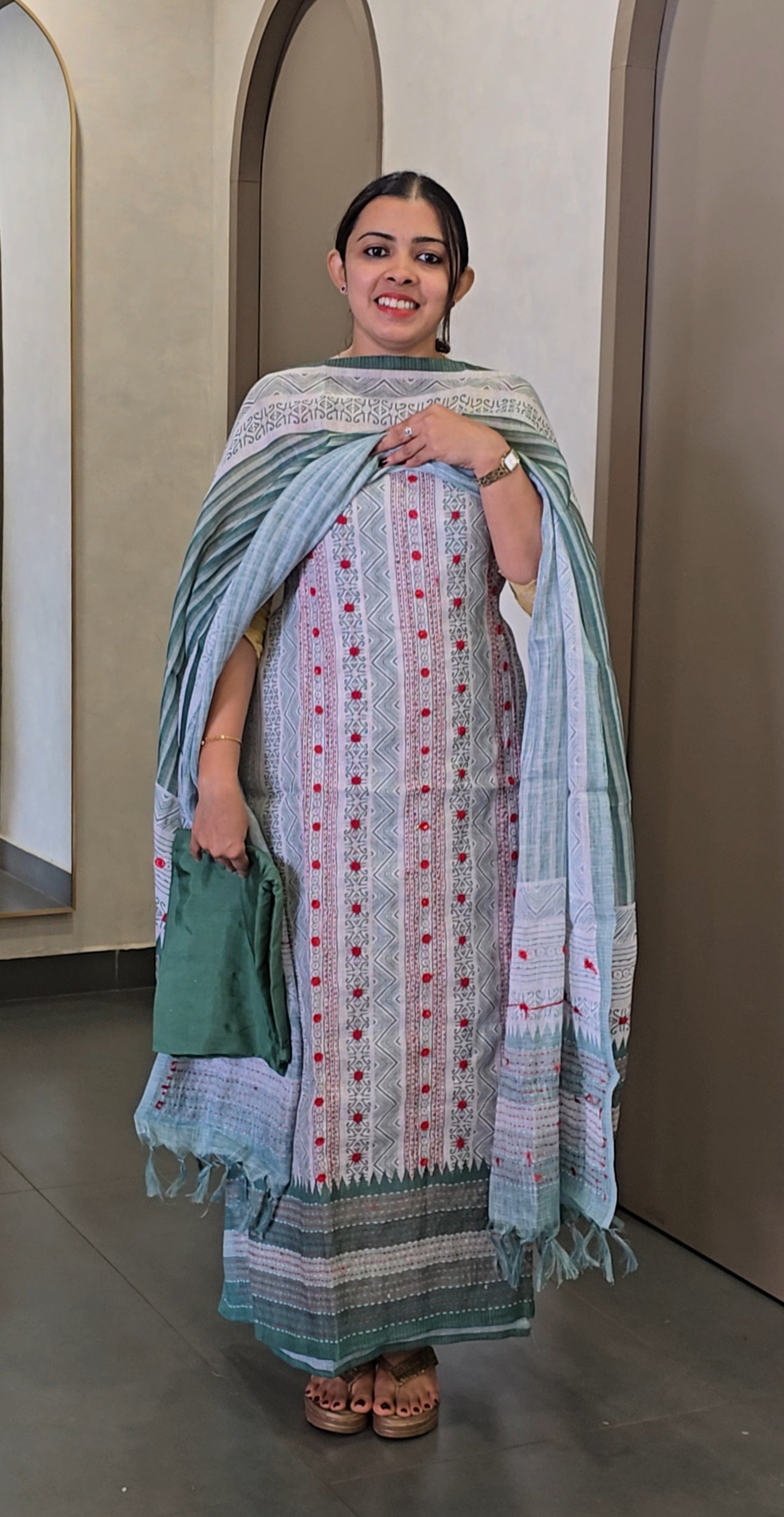 Pure Linen Salwarsuit - SC 10241
