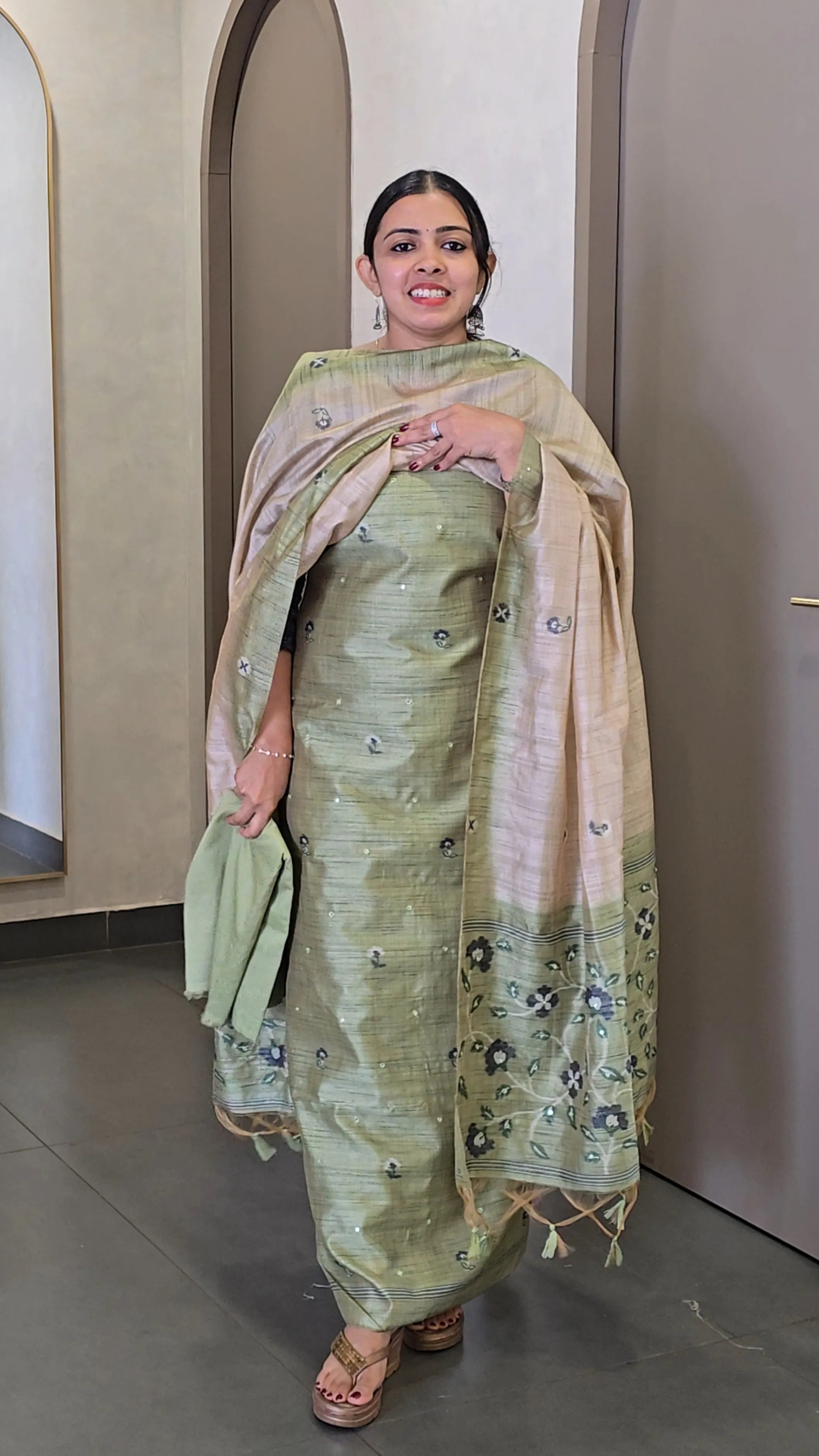 Ghicha Silk Salwarsuit - SC 10718
