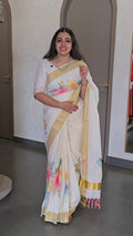 Kerala Cotton Onam Saree - SC 10187