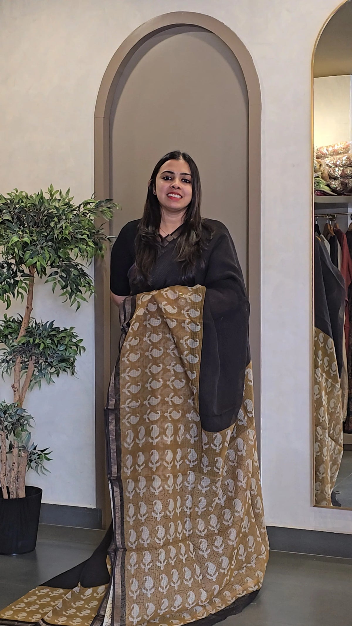 Kota Doria Saree with Blouse - SC 10334