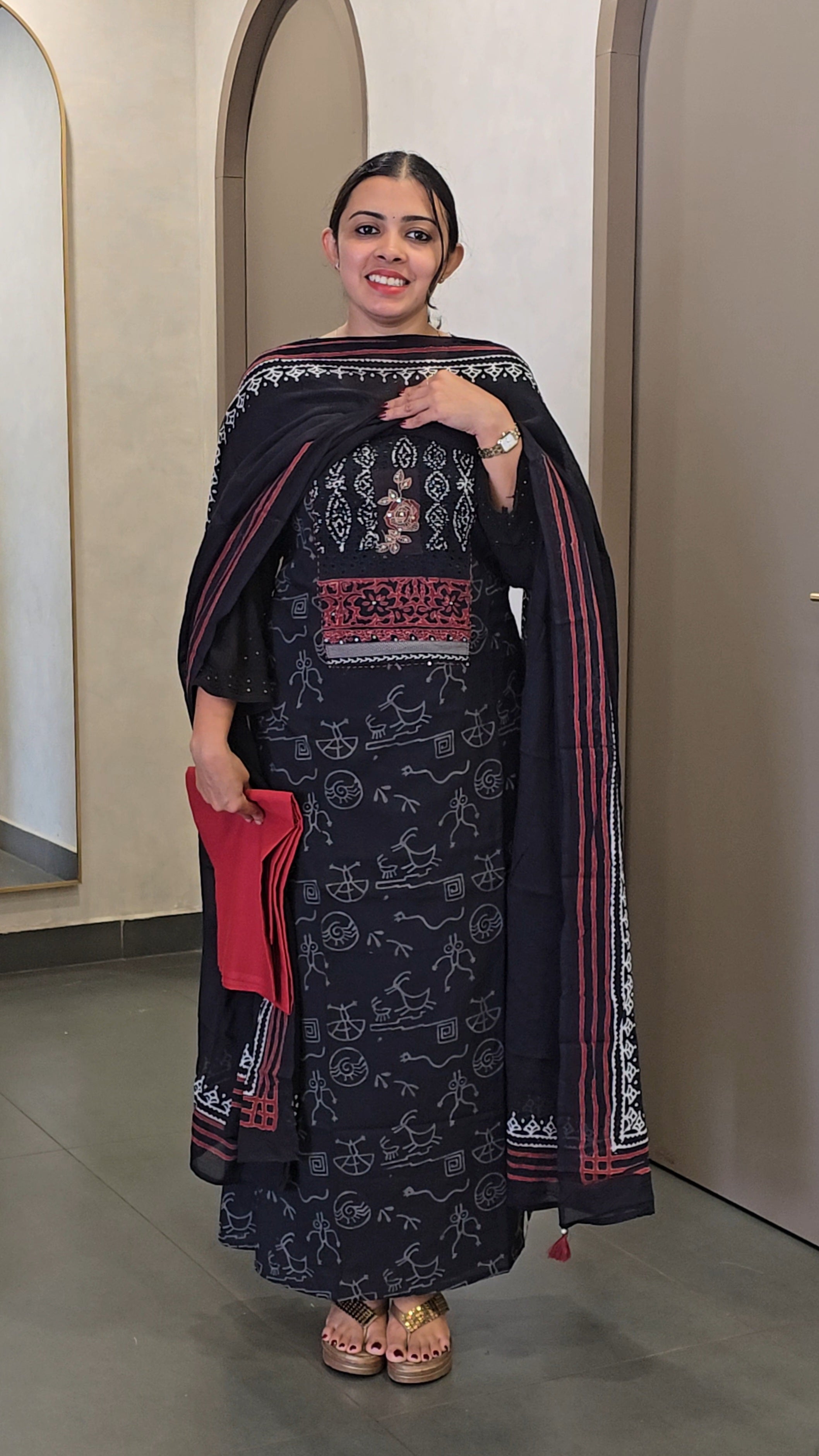 Pure Cotton Salwarsuit - SC 10180